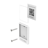 AtlasIED GEM-5 Atmosphere Virtual Wall Controller QR Code Holder - White